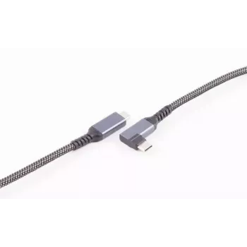 USB-C na USB-C kábel ShiverPeaks BS14-75017, USB 3.2 Gen 2 (10 Gbit/s), 2 m, čierny/biely
