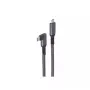 USB-C na USB-C kábel ShiverPeaks BS14-75017, USB 3.2 Gen 2 (10 Gbit/s), 2 m, čierny/biely