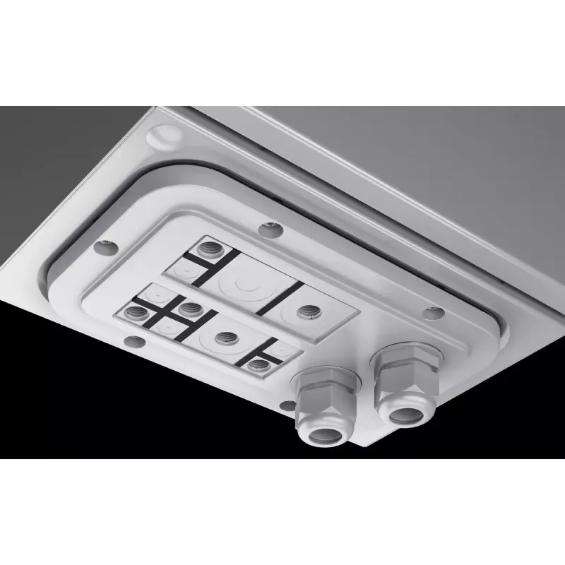 Racková doska Rittal SZ 2563.200 svetlosivá plast 447x149 mm