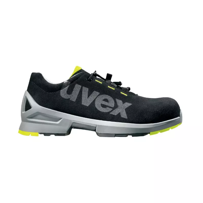 Bezpečnostná obuv UVEX 8544.8 S2 SRC — dámske, vrchný materiál z mikroveľúru, PU podošva, podšívka z mesh