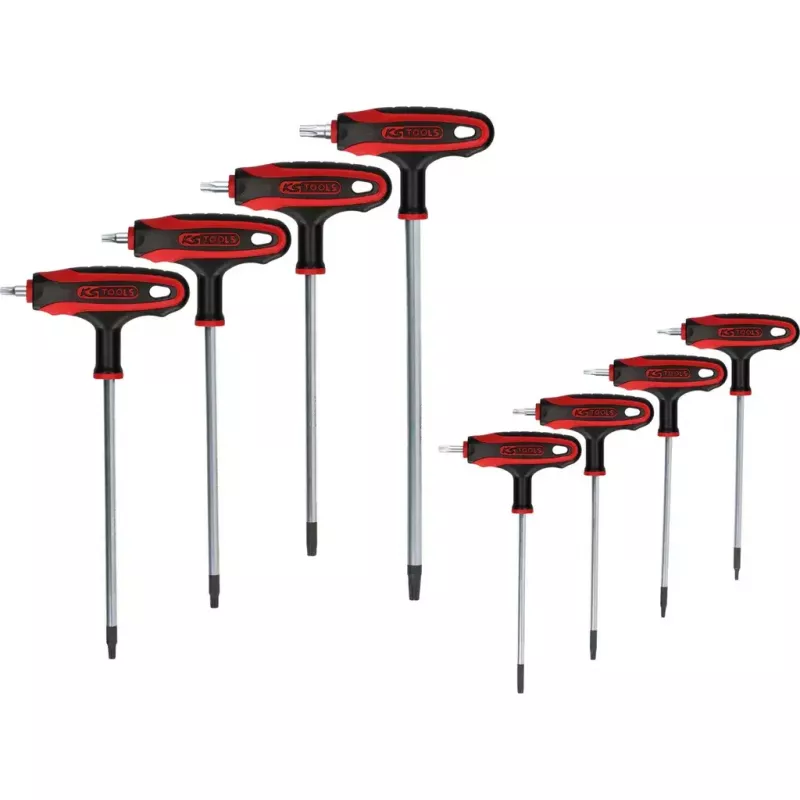 L-Torx kľúč KS Tools 151.8165 chróm-vanádiová oceľ 8 ks