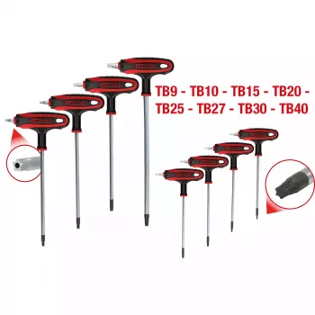 L-Torx kľúč KS Tools 151.8165 chróm-vanádiová oceľ 8 ks
