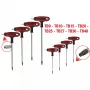 L-Torx kľúč KS Tools 151.8165 chróm-vanádiová oceľ 8 ks
