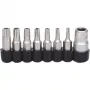 Sada skrutkovacích bitov KS Tools 911.1480 8-dielna nikel 25 mm 1/4