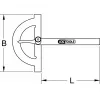 Uhlomer KS Tools 300.0642 hmotnosť 300 g