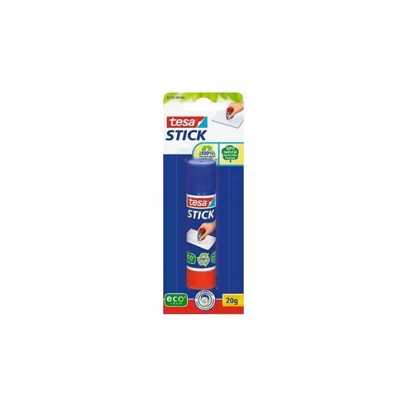 tesa ecoLogo Stick lepiaca tyčinka, 10 g, pultový displej s 24 ks