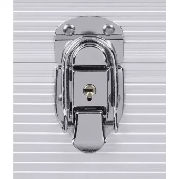 Hama 00181435 ochranné puzdro Microgroove kufrík na vinylové platne strieborná