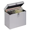 Hama 00181435 ochranné puzdro Microgroove kufrík na vinylové platne strieborná