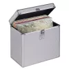Hama 00181435 ochranné puzdro Microgroove kufrík na vinylové platne strieborná