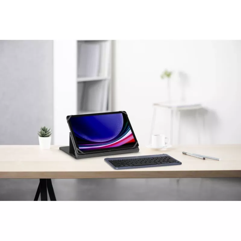 Hama Travel 500 puzdro s klávesnicou Bluetooth pre tablety 7–11 palcov, QWERTZ (DE), čierne