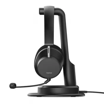 Hama BT-900 headset káblový & bezdrôtový cez hlavu kancelária/call centrum USB Type-C Bluetooth nabíjacia stanica čierna