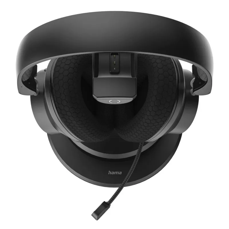 Hama BT-900 headset káblový & bezdrôtový cez hlavu kancelária/call centrum USB Type-C Bluetooth nabíjacia stanica čierna