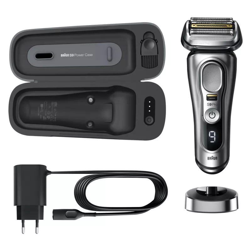 Braun Series 9 Pro 81744531 pánsky holiaci strojček fóliový holiaci strojček zastrihávač strieborná