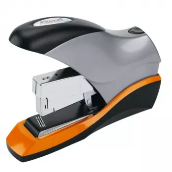 Rexel Optima 70 Low Force vysokovýkonná zošívačka strieborná/čierna, 70 listov, čierna, oranžová, strieborná, 6,8 cm, 850 g, 50 x 155 x 240 mm, 254 x 100 x 63 mm