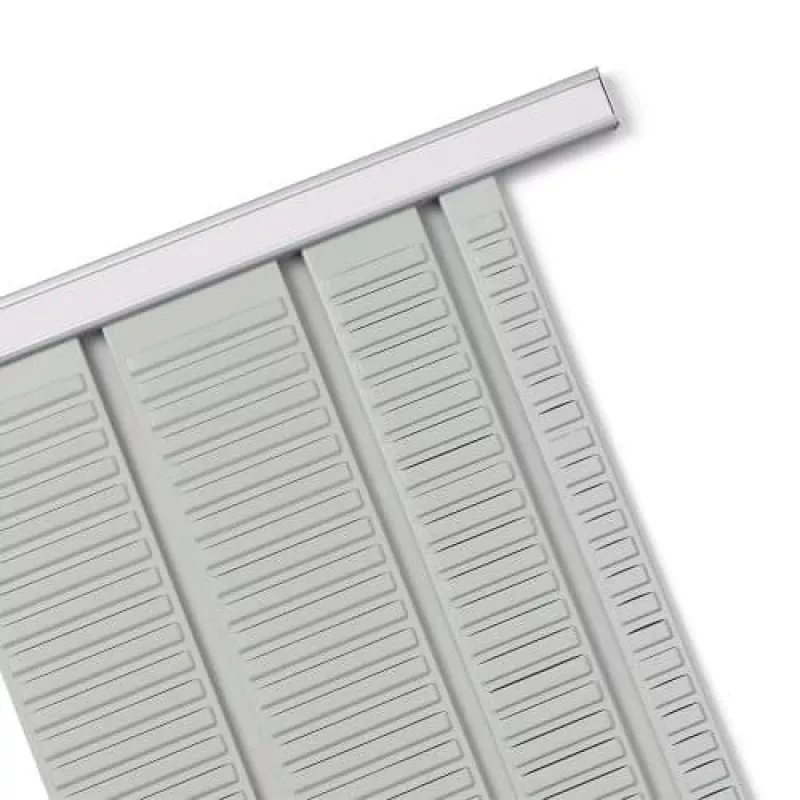 Nobo T-Card Support Rails 15 Link, hliník, sivá, 481 mm, 13 mm, 307 g, 68 mm