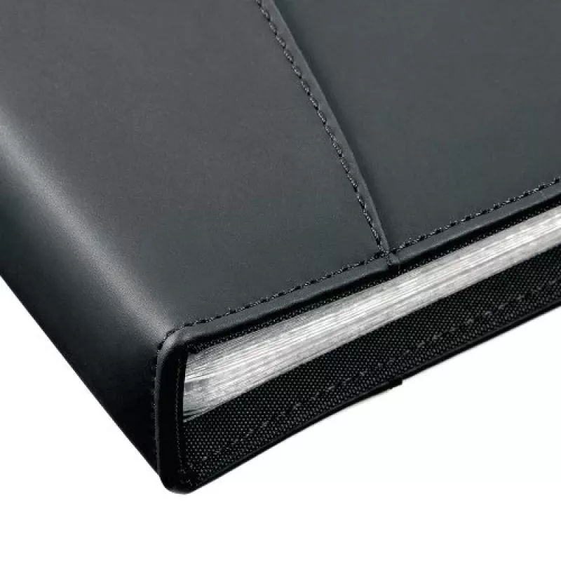 Rexel Soft Touch Smooth A4 zakladač s 24 obalmi čierna, čierna, 24 obalov, A4, 530 g, 237 mm, 324 mm