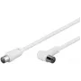 Koaxiálny kábel Microconnect COAX015WA IEC IEC 1.5 m biely