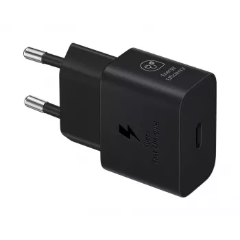 Napájací zdroj Samsung 25W EP-T2510XBEGWW čierny USB-C rýchle nabíjanie