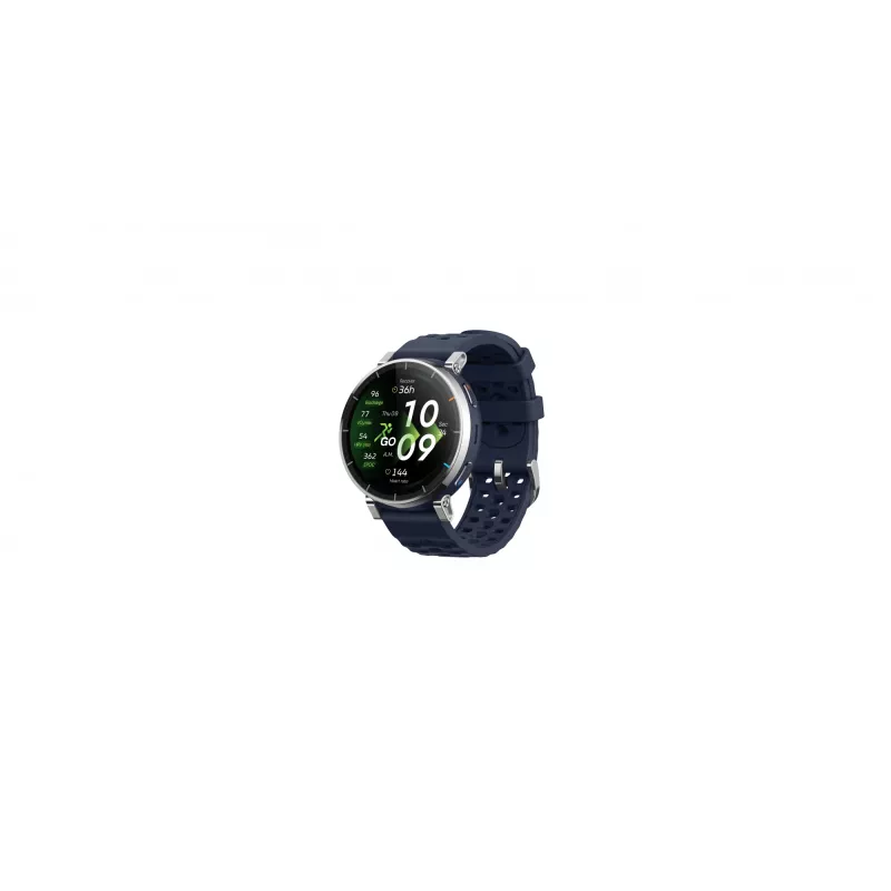 Smartwatch Amazfit W2558GL2N — 1,32 palca (3,35 cm) AMOLED 466×466 px, GPS, 365 mAh, silikónový remienok (modrá)