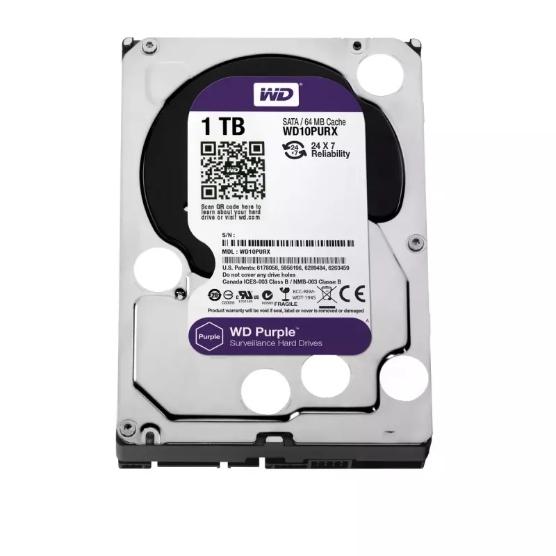 HDD Western Digital 1000 GB 3,5 palca Serial ATA III WD10PURX