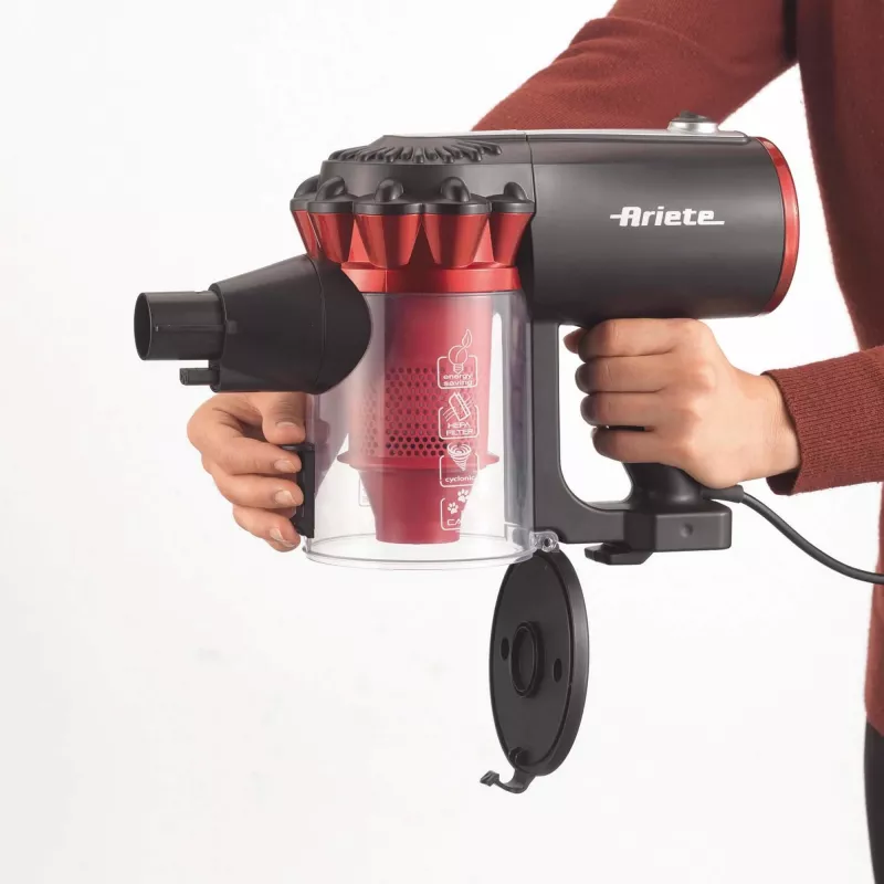 Ariete 2759/11 2-in-1 tyčový vysávač AC suchý HEPA bez vrecka 600 W čierna, červená