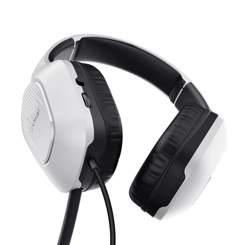 Trust GXT 415PS ZIROX Headset káblový Head-band herný čierna, biela