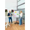 Mobilný flipchart s okrúhlou základňou Legamaster SKETCH EASY – oceľ, 5 koliesok, 720×600 mm