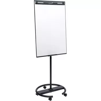 Mobilný flipchart s okrúhlou základňou Legamaster SKETCH EASY – oceľ, 5 koliesok, 720×600 mm
