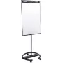 Mobilný flipchart s okrúhlou základňou Legamaster SKETCH EASY – oceľ, 5 koliesok, 720×600 mm