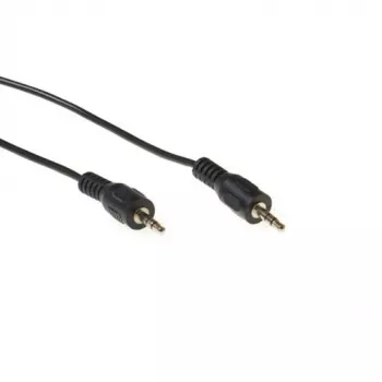 ACT 2,50 metra audio prepojovací kábel 1x 3,5 mm jack konektor samec - 1x 3,5 mm stereo jack konektor samec