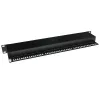ACT patch panel CAT5E tienený 24 portov s krytom