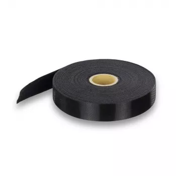 ACT suchý zips káblová páskа 15 mm, suchý zips káblová páska, nylon, polypropylén (PP), čierna, 10000 mm, 22 mm, 165 mm