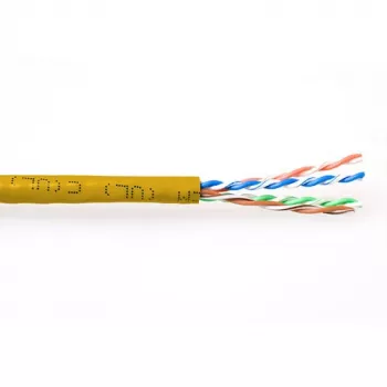 Patch kábel ACT CAT6A U/UTP PVC 305 m žltý