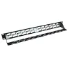 ACT 24-portový keystone jack 45-stupňový patch panel bez konektorov