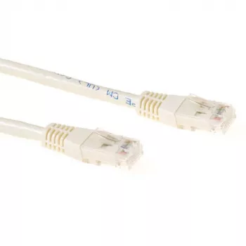 ACT slonovina 30 metrov U/UTP CAT6 patch kábel s RJ45 konektormi