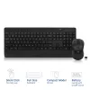 ACT bezdrôtová sada klávesnice a myši (Qwerty), tichý klik, ekologická, z recyklovaných materiálov