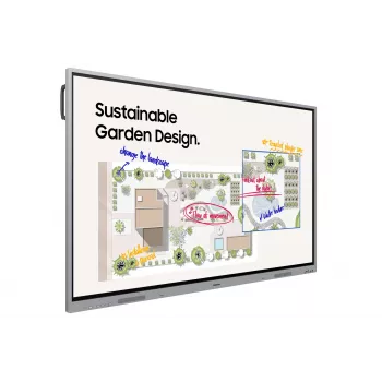 Samsung WE65FX interaktívna tabuľa 165,1 cm (65 palcov) 3840 x 2160 pixelov dotyková obrazovka sivá HDMI