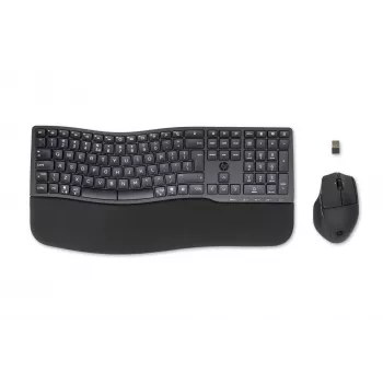 HP 680 Comfort Dual-Mode sada klávesnice a myši, Full-Size (100%), bezdrôtová, RF Wireless + Bluetooth, QWERTY, čierna, myš súčasťou