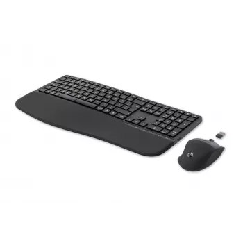 HP 680 Comfort Dual-Mode sada klávesnice a myši, Full-Size (100%), bezdrôtová, RF Wireless + Bluetooth, QWERTY, čierna, myš súčasťou