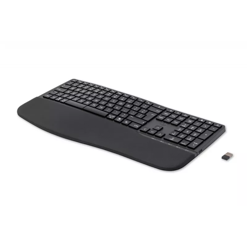 HP 680 Comfort Dual-Mode klávesnica, plná veľkosť (100%), bezdrôtová, RF Wireless + Bluetooth, QWERTY, čierna