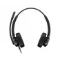 Káblový stereo headset HP Poly Mission 425 USB — Bulk, hmotnosť 132 g
