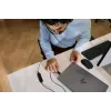 Káblový stereo headset HP Poly Mission 425 USB — Bulk, hmotnosť 132 g