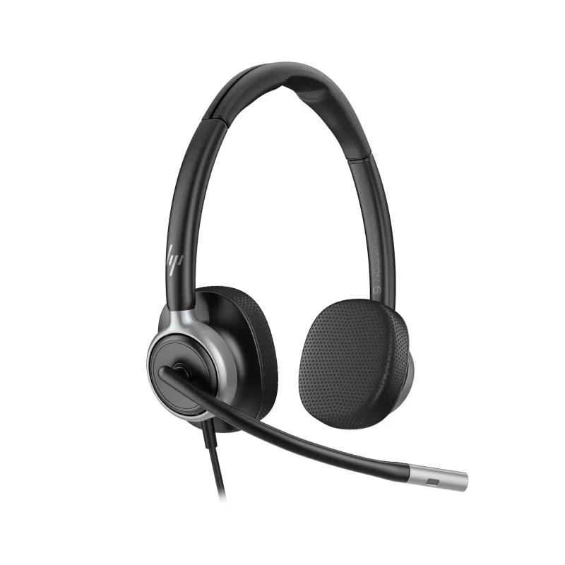 Káblový stereo USB headset HP Poly Mission 625 — okolo uší, 147 g, USB konektor (Bulk)
