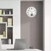 Nástenné/stolné hodiny Unilux 100340853 — kremenné, okrúhle kovové strieborné, Ø 31 cm, batéria AA/AAA