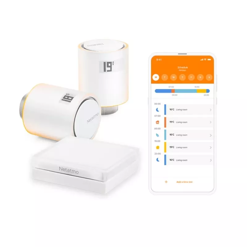 Netatmo NVP01-DE termostatická hlavica radiátora vhodná do interiéru