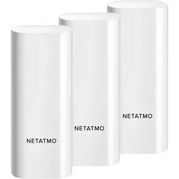 Netatmo inteligentné senzory dverí a okien, balenie 3 ks, biela