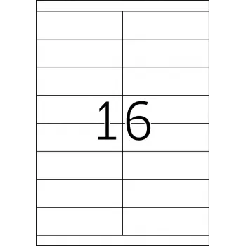 Samolepiace etikety do tlačiarne HERMA Labels Premium A4 105x33,8 mm