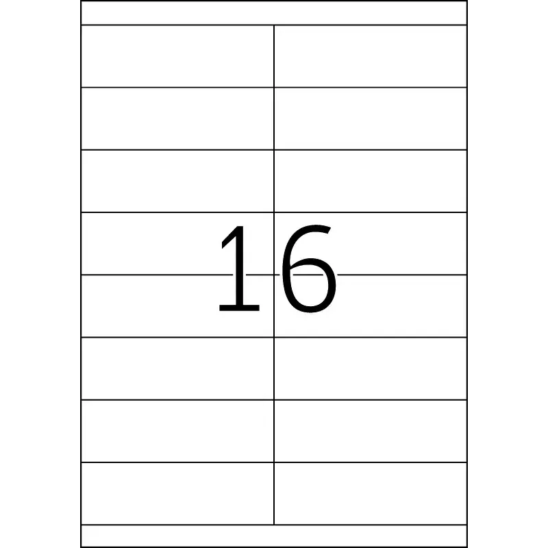 Samolepiace etikety do tlačiarne HERMA Labels Premium A4 105x33,8 mm