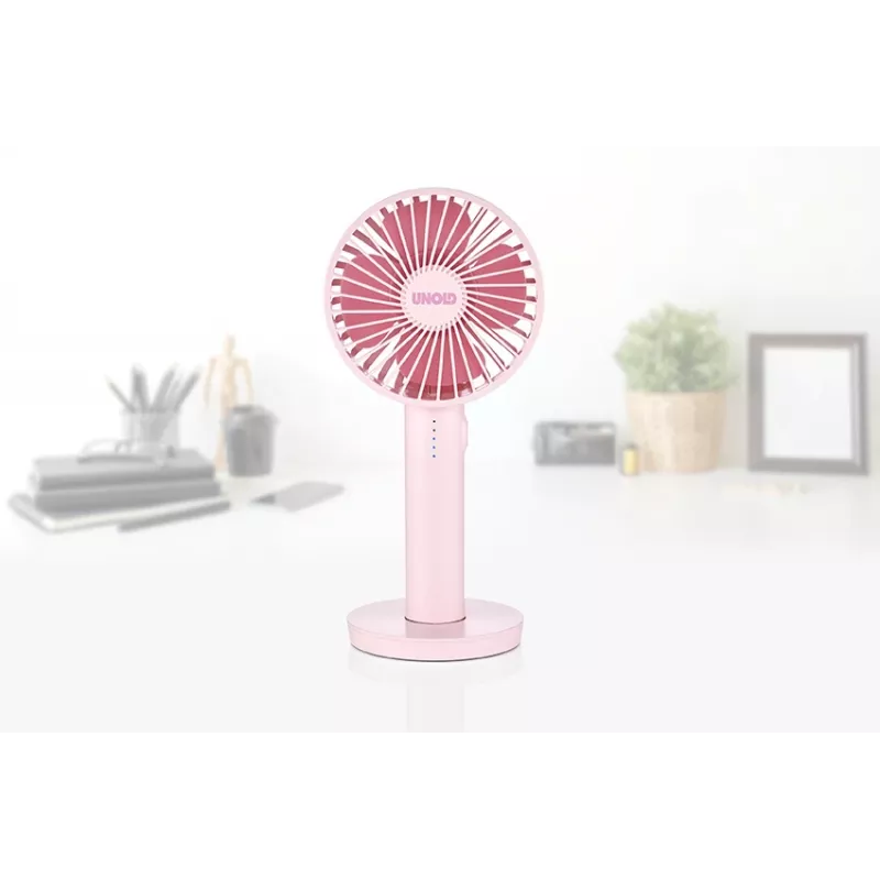 Unold Breezy II Pink 10 cm ručný ventilátor
