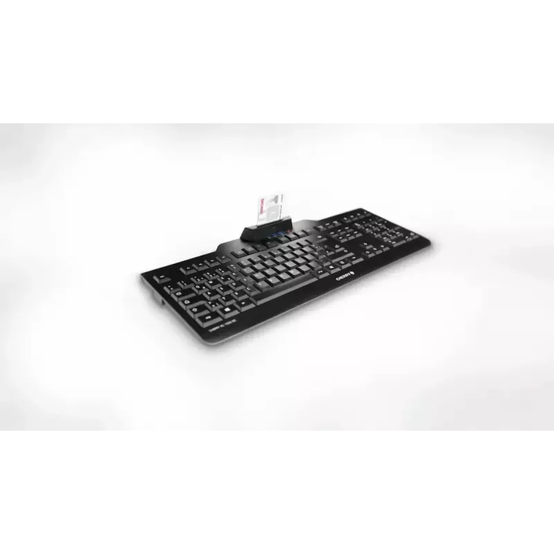 Cherry KC 1000 SC klávesnica, americká angličtina, USB, čierna